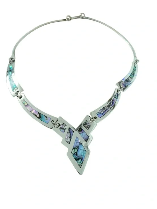 Alpaca México Abalone Necklace - Picture 4 of 4